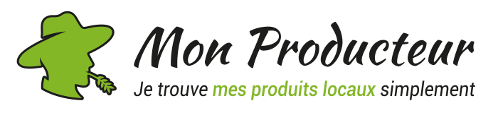 Mon Producteur — Nero & verde · sfondo bianco (700 × 160 px)